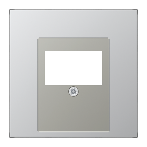 Накладка на аудиорозетку JUNG LS METAL, матированный алюминий