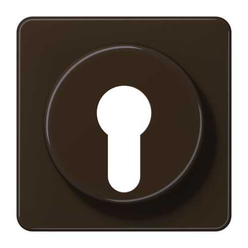 Накладка на поворотный выключатель JUNG CD 500, коричневый