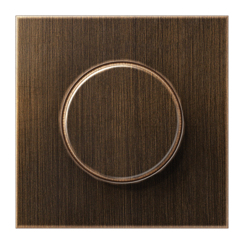 Накладка на светорегулятор JUNG LS METAL, античная латунь