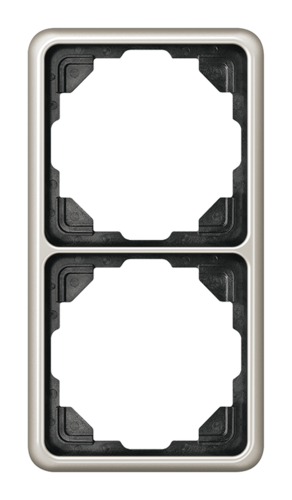 Рамка 2 поста JUNG CD 500, платина