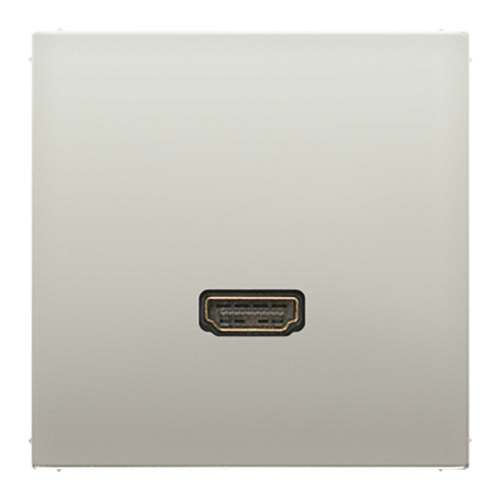 Розетка HDMI JUNG LS METAL, сталь