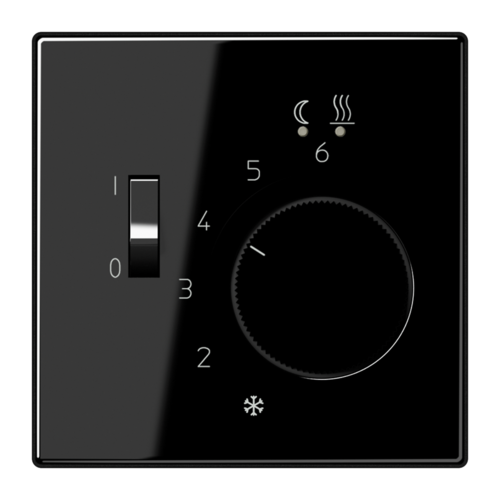 JUNG LS 990 Черный Регулятор теплого пола, 10(4)А