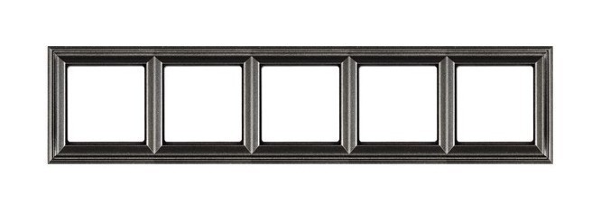 Рамка 5 постов JUNG ECO PROFI, антрацит