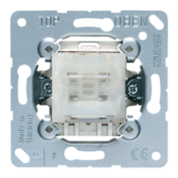 Выключатель/переключатель с самовозвратом, для коллекций JUNG, одноклавишный, без подсветки