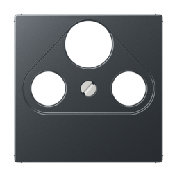 Накладка на розетку телевизионную JUNG А-СЕРИЯ, антрацит матовый