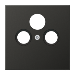 Накладка на розетку телевизионную JUNG LS METAL, антрацит