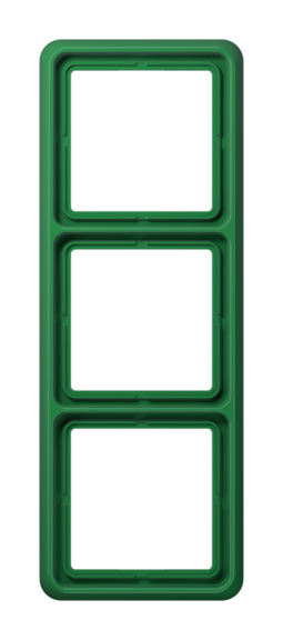 Рамка 3 поста JUNG CD 500, зеленый