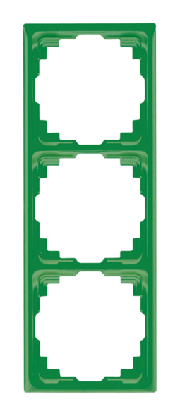 Рамка 3 поста JUNG CD 500, зеленый