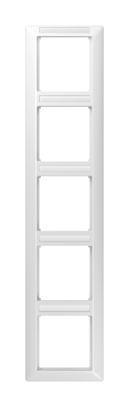 Рамка 5 постов JUNG AS 500, вертикальная, белый