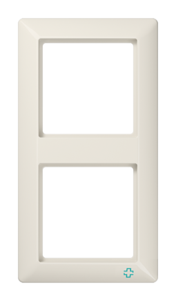 Рамка 2 поста JUNG AS 500, бежевый