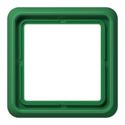 Рамка 1 пост JUNG CD, зеленый