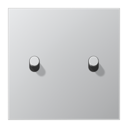 Накладка тумблера JUNG LS1912, алюминий