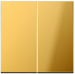 Клавиша двойная JUNG LS METAL, золотой