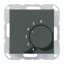 Терморегулятор Jung A 500, механический, антрацит матовый, TRA246ANM