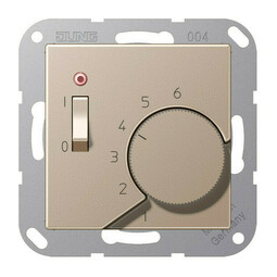 Терморегулятор Jung А-СЕРИЯ, механический, шампань, TRA241CH