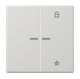 Накладка на жалюзийный выключатель Jung LS 990, светло-серый, LS1701LG